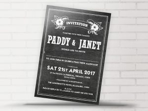 Chalk Black Invite