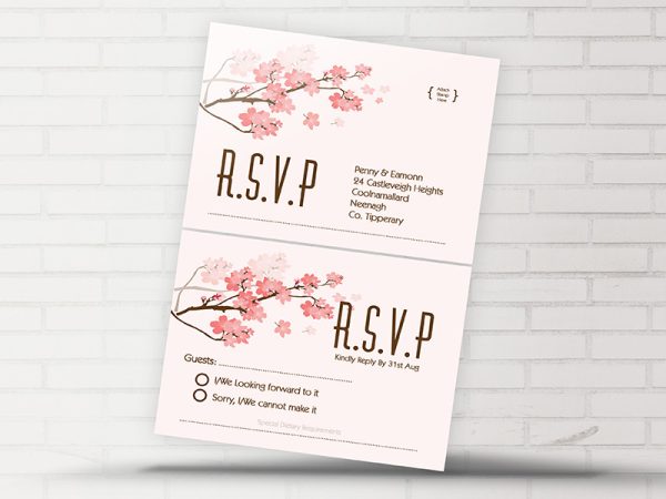 Cherry Blossom RSVP