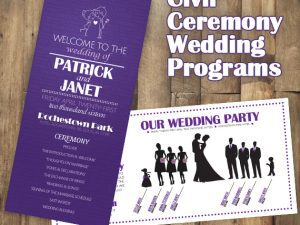 Wedding Day Programs
