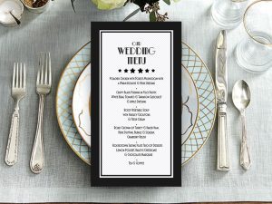 BlackDeco Wedding Menu