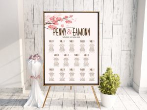 Cherry Blossom Table Plan