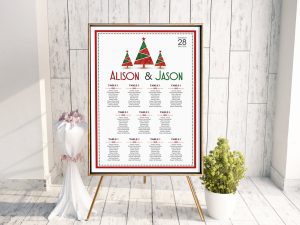 Christmas Trees Table Plan