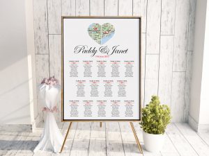 County Hearts Table Plan