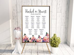Rachel Floral Table Plan