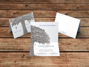 Feerick Tree Folding Wedding Invite
