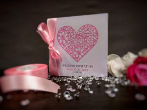 Floral Love Heart Ribbon