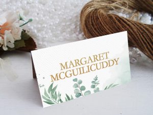 Eucalyptus Guest Place Setting