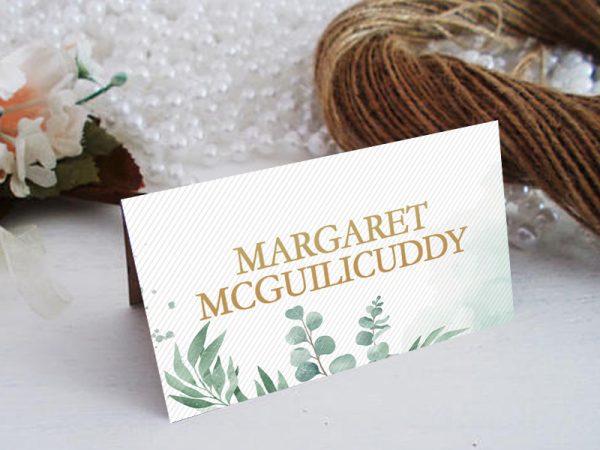 Eucalyptus Guest Place Setting