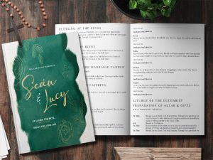 A picture of Emerald Wedding Ceremony Booklets