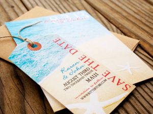Travel Themed Save The Date