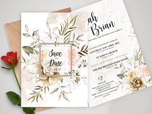 Pic of a save the date card